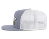 PNW BEAR 7-Panel Flat Bill Snapback, Richardson 168 Grey