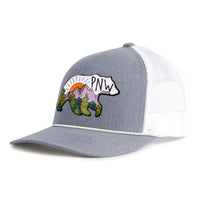 PNW BEAR 5-Panel Curved Rope Hat