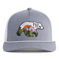 PNW BEAR 5-Panel Curved Rope Hat