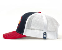 PNW PEAKS 6-Panel Curved Snapback, Richardson 112 Navy