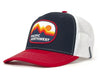 Trucker hat with Pacific Northwest logo on a white background
