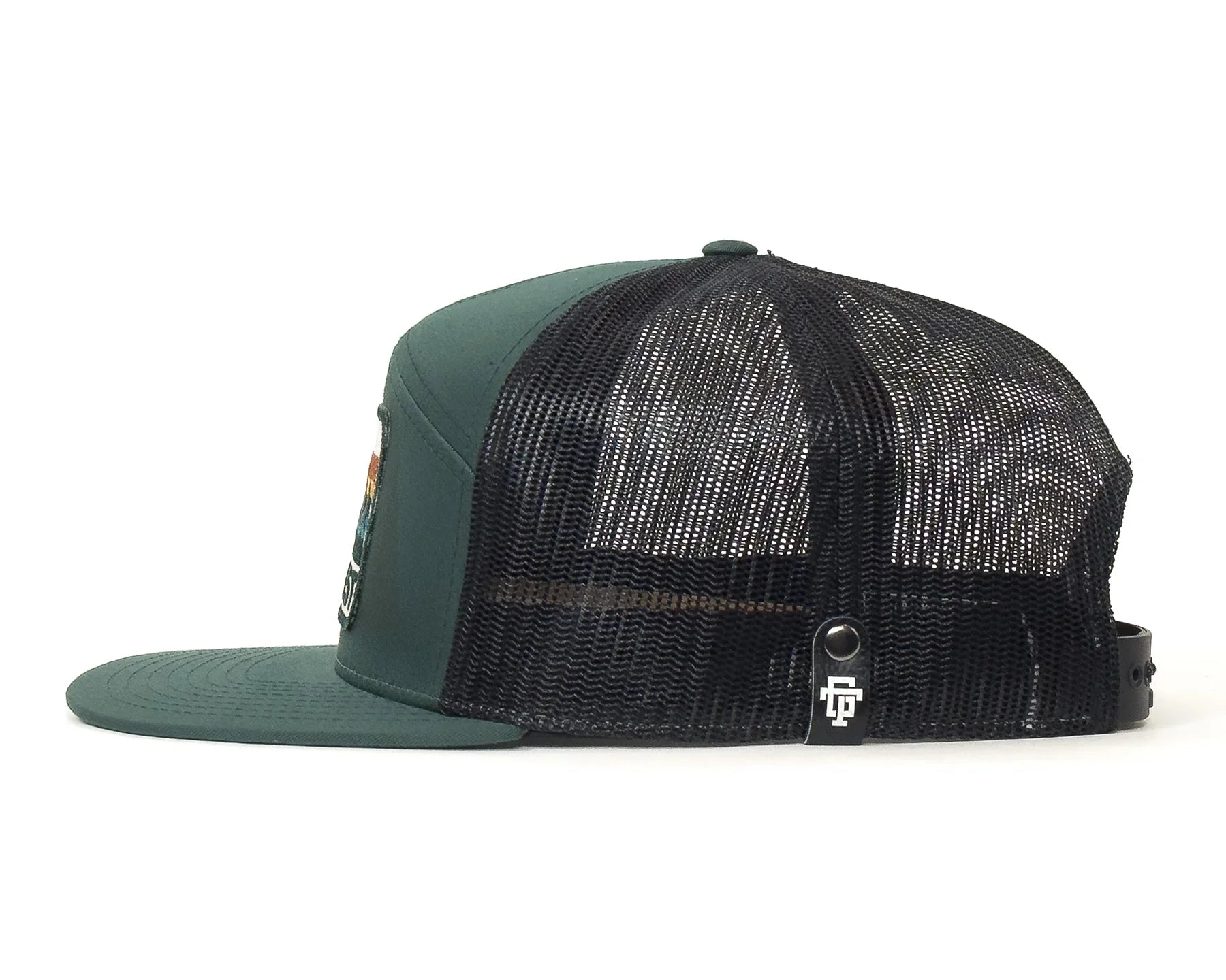 PACIFIC NORTHWEST 7-Panel Flat Bill Snapback, Richardson 168 Green
