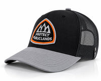 Protect Public Lands Black Grey Trucker – Richardson 112