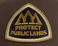 Protect Public Lands Brown Tan Trucker – Richardson 112