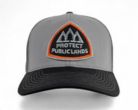Protect Public Lands Grey Black Trucker – Richardson 112