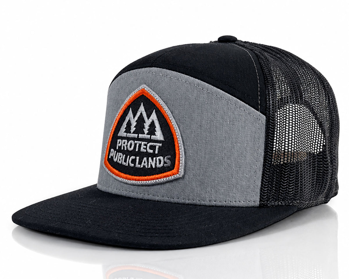 Protect Public Lands Grey Black 7-Panel – Richardson 168
