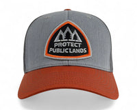 Protect Public Lands Grey Orange Trucker – Richardson 112