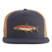 RAINBOW TROUT 7-Panel Flat Snapback