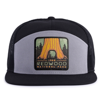 REDWOOD 7-Panel Flat Bill Snapback, Richardson 168