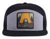 REDWOOD 7-Panel Flat Bill Snapback, Richardson 168 Black