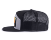 REDWOOD 7-Panel Flat Bill Snapback, Richardson 168 Black