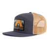 REDWOOD 7-Panel Flat Bill Snapback, Richardson 168