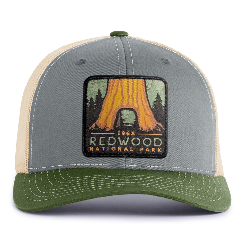 REDWOOD 6-Panel Curved Snapback, Richardson 112