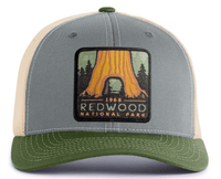 REDWOOD 6-Panel Curved Snapback, Richardson 112 Grey