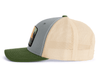 REDWOOD 6-Panel Curved Snapback, Richardson 112 Grey