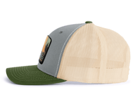 REDWOOD 6-Panel Curved Snapback, Richardson 112 Grey