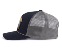 REDWOOD 5-Panel Curved Rope Hat, Richardson 112 Black