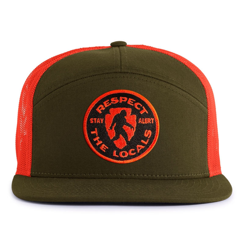 RESPECT BIG FOOT 7-Panel Flat Snapback