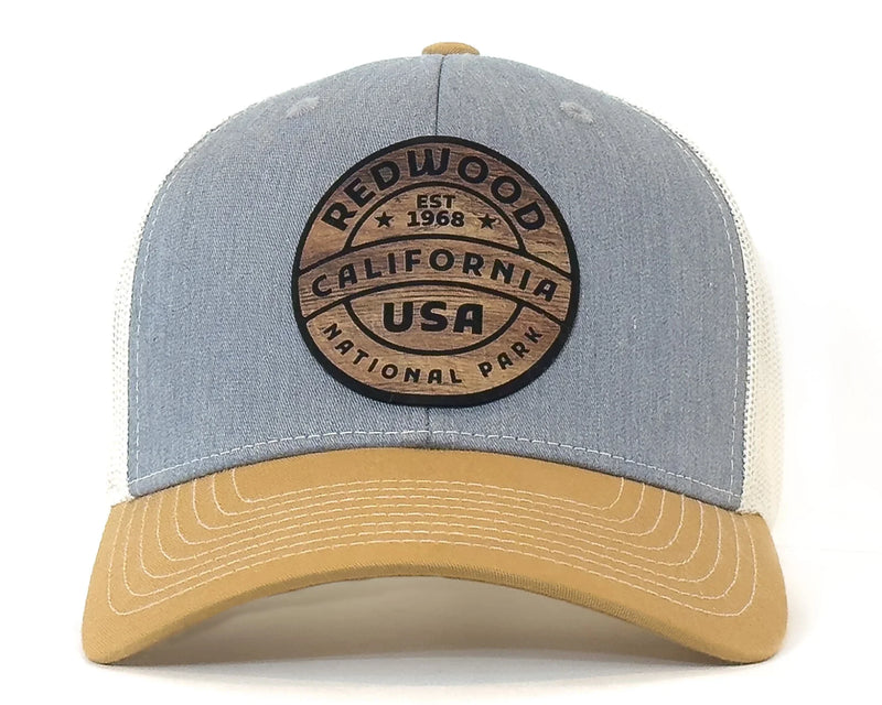 REDWOOD 6-Panel Curved Snapback, Richardson 112 Grey