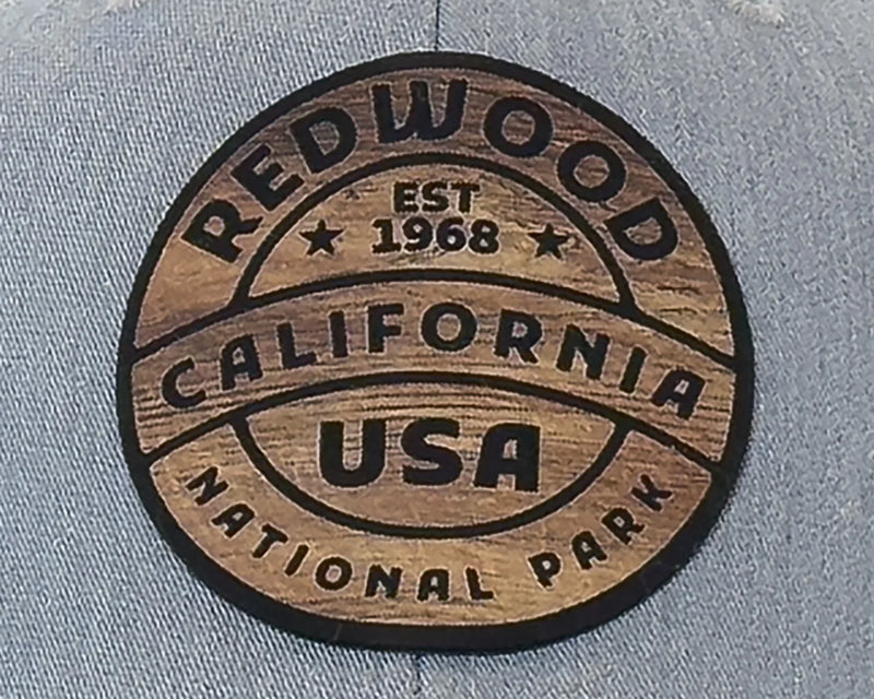 REDWOOD 6-Panel Curved Snapback, Richardson 112 Grey