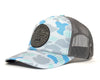 REDWOOD 5-Panel Curved Camo Hat, Richardson 112 Grey