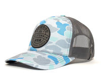 REDWOOD 5-Panel Curved Camo Hat, Richardson 112 Grey