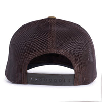 SMOKEY BEAR 6-Panel Curved Camo Hat Brown