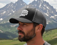ROCKY MTN 6-Panel Curved Snapback, Richardson 112 Flex Black