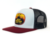 ROCKY MTN 6-Panel Flat Snapback Grey Black