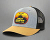 ROCKY MTN 6-Panel Curved Snapback, Richardson 112 Black