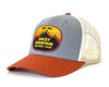 ROCKY MTN 6-Panel Curved Snapback, Richardson 112 Grey