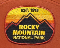 ROCKY MTN 7-Panel Flat Bill Trucker, Richardson 168 Orange