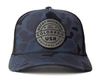 ROCKY MTN 5-Panel Curved Camo Hat, Richardson 112 Navy