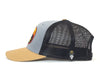 ROCKY MTN 6-Panel Curved Snapback, Richardson 112 Black