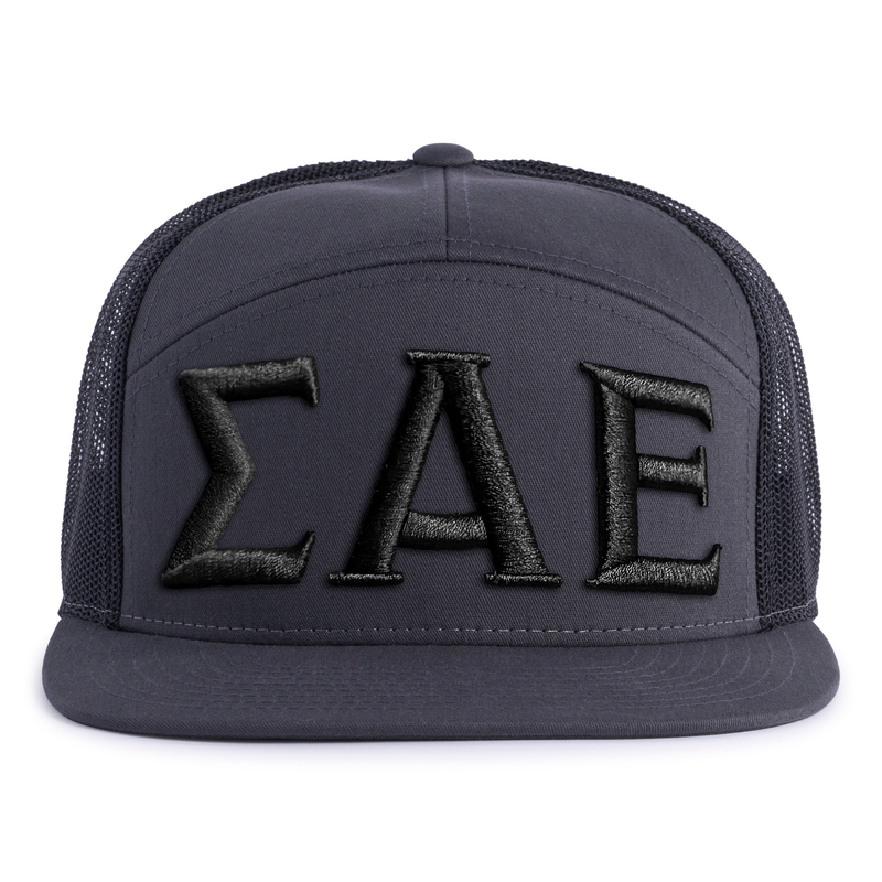 SIGMA ALPHA EPSILON 7-Panel Flat Frat Hat