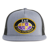 SAE OVAL EMBLEM 5-Panel Flat Grey/Black - Tailgate Hats