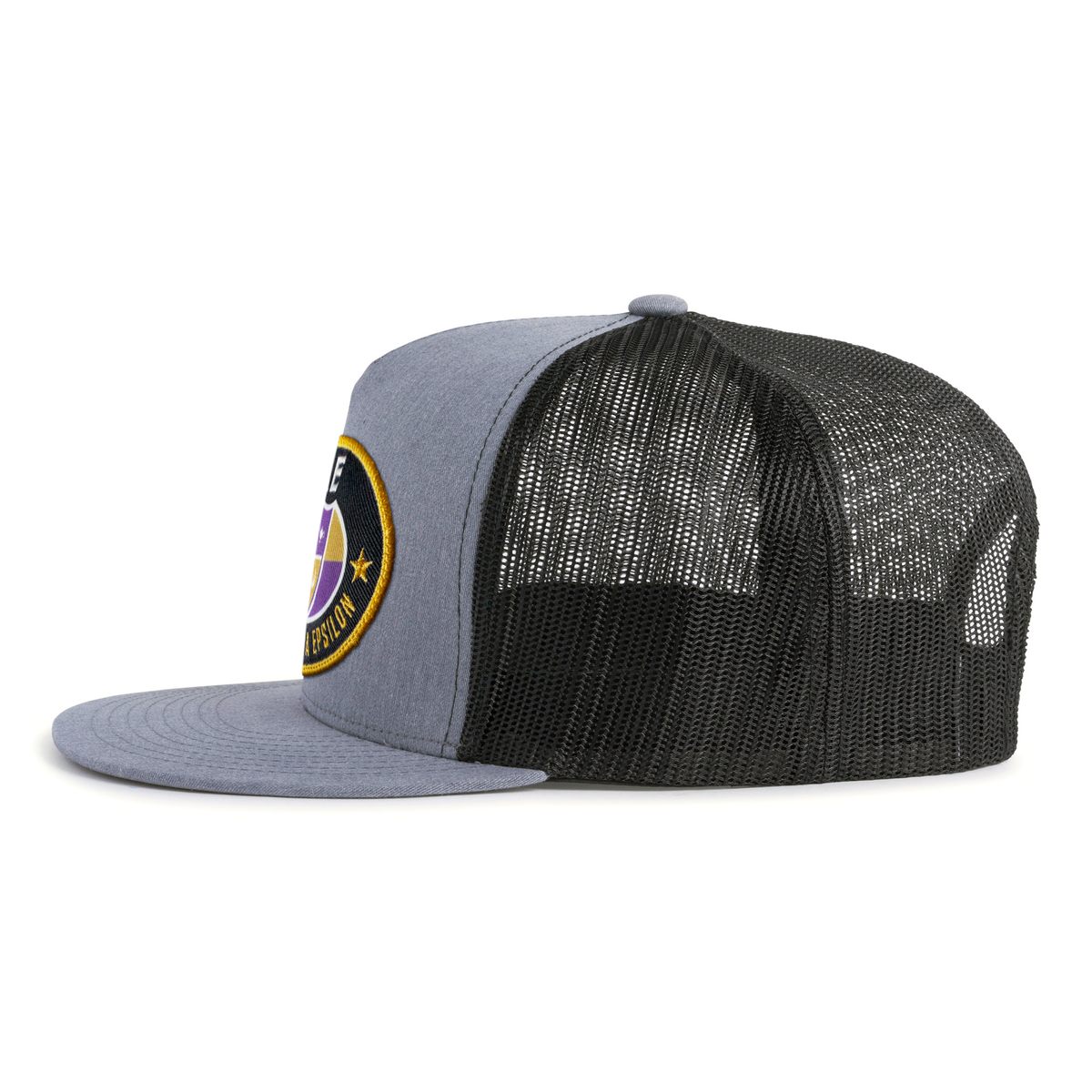 SAE OVAL EMBLEM 5-Panel Flat Grey/Black - Tailgate Hats