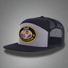 SIGMA ALPHA EPSILON 7-Panel Flat Frat Hat, Richardson 168 Black