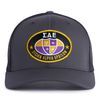 SAE OVAL EMBLEM 6-Panel Curved Charcoal - Tailgate Hats