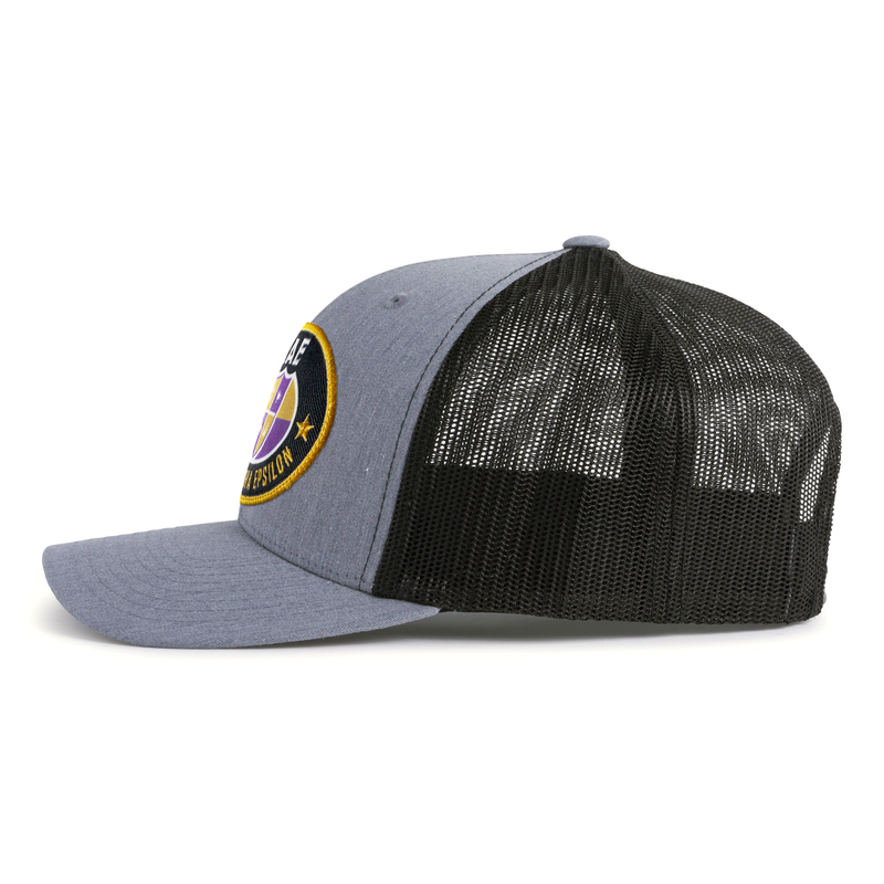 SAE OVAL EMBLEM 6-Panel Curved Grey/Black - Tailgate Hats