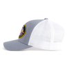 SAE OVAL EMBLEM 6-Panel Curved Grey/White - Tailgate Hats