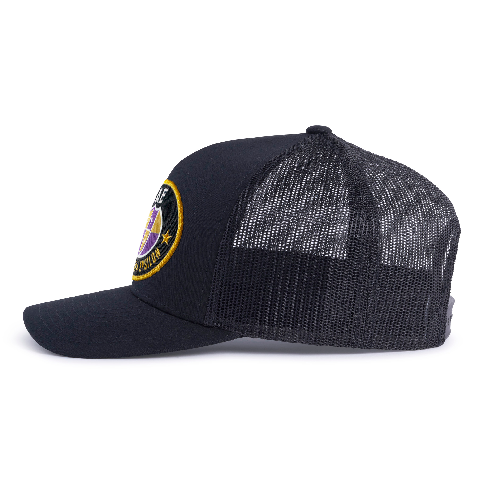 SAE OVAL EMBLEM 5-Panel Curved Black - Tailgate Hats