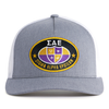 SAE OVAL EMBLEM 5-Panel Curved Grey/White - Tailgate Hats