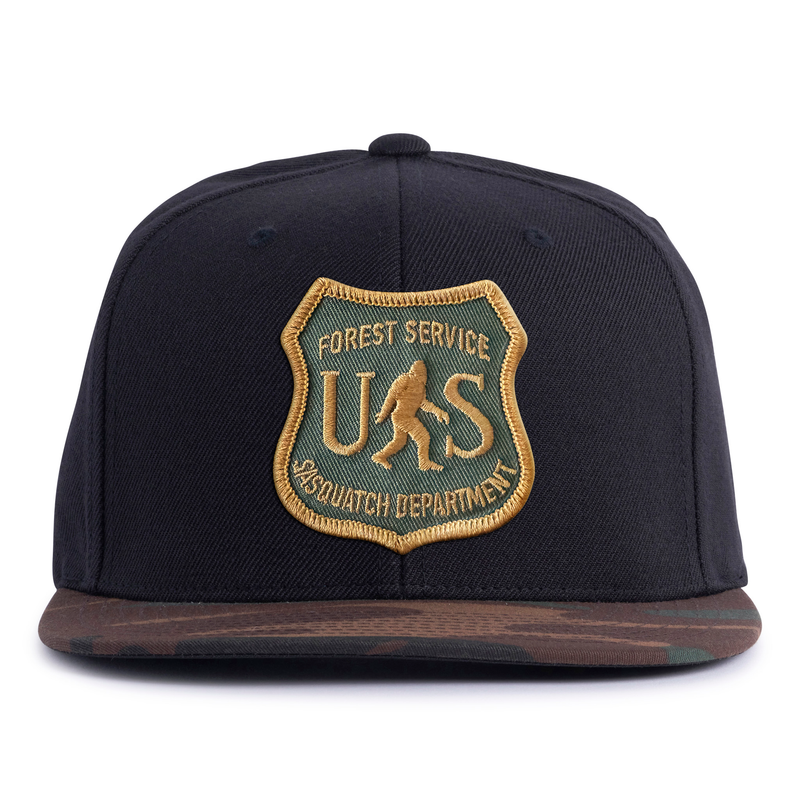 SASQUATCH 6-Panel Flat Camo Hat