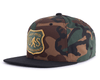 SASQUATCH 6-Panel Flat Camo Hat Brown