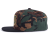 SASQUATCH 6-Panel Flat Camo Hat Brown