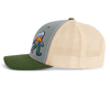 BIG FOOT SUN 6-Panel Low-Profile Snapback, Richardson 115 Grey