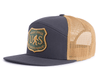 SASQUATCH 7-Panel Flat Bill Snapback, Richardson 168 Grey