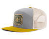 SASQUATCH 7-Panel Flat Bill Snapback, Richardson 168 Grey