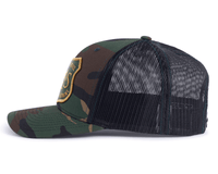 SASQUATCH 6-Panel Curved Camo Hat